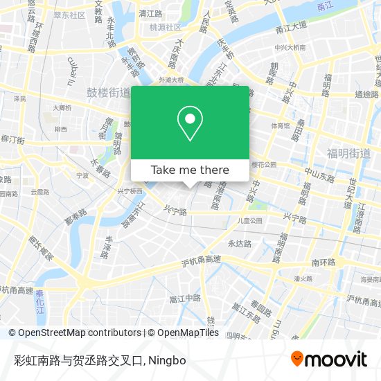 彩虹南路与贺丞路交叉口 map