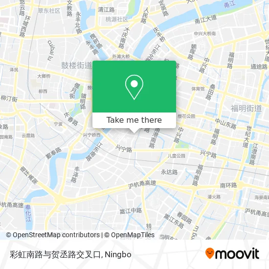彩虹南路与贺丞路交叉口 map