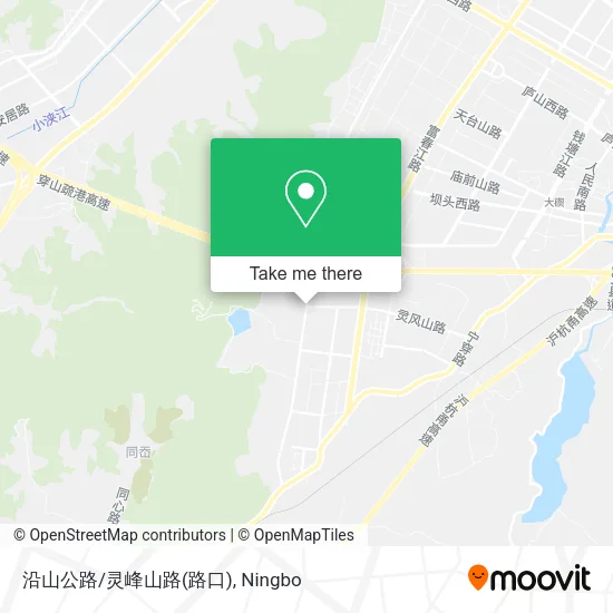 沿山公路/灵峰山路(路口) map