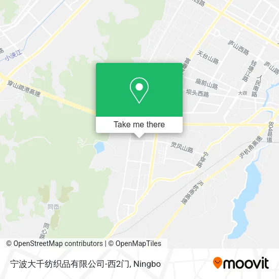 宁波大千纺织品有限公司-西2门 map