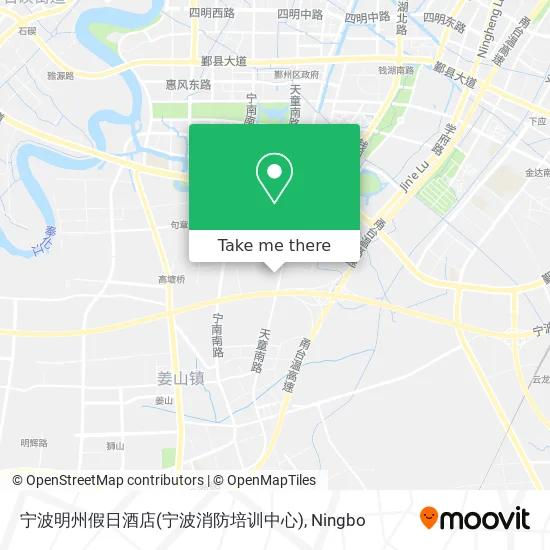 宁波明州假日酒店(宁波消防培训中心) map