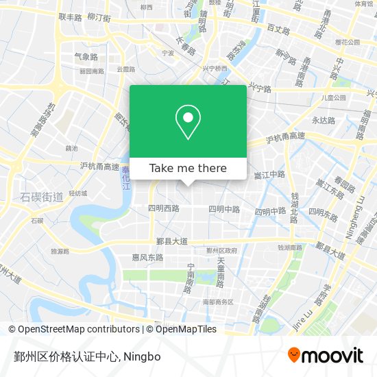 鄞州区价格认证中心 map