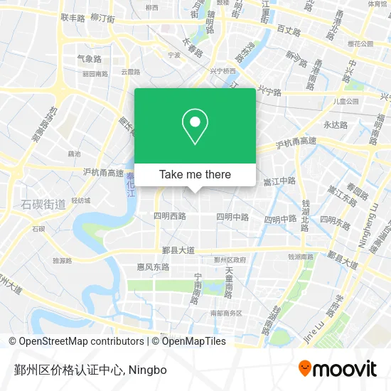 鄞州区价格认证中心 map