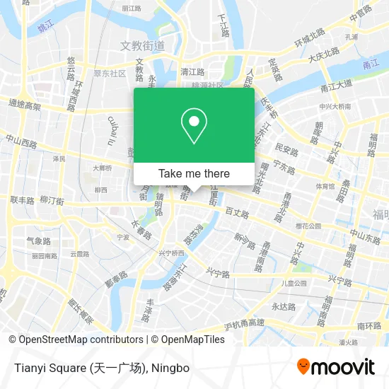 Tianyi Square (天一广场) map