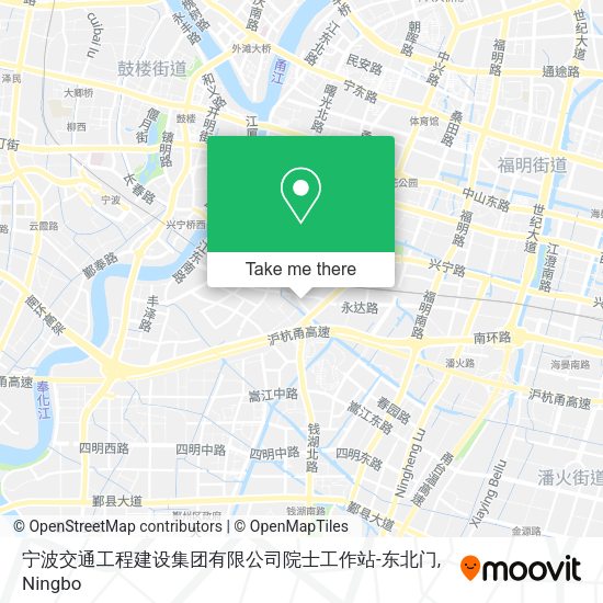 宁波交通工程建设集团有限公司院士工作站-东北门 map