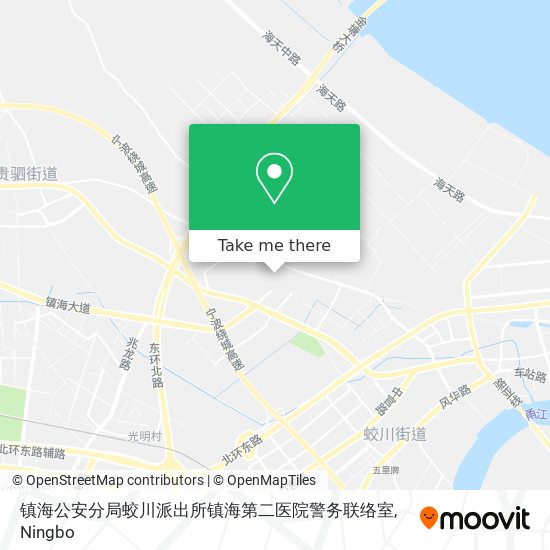 镇海公安分局蛟川派出所镇海第二医院警务联络室 map