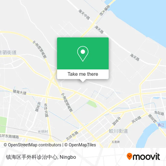 镇海区手外科诊治中心 map