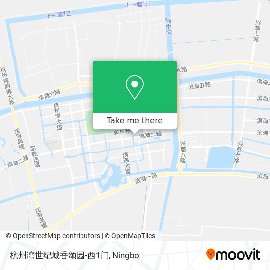 杭州湾世纪城香颂园-西1门 map