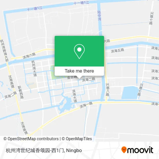 杭州湾世纪城香颂园-西1门 map