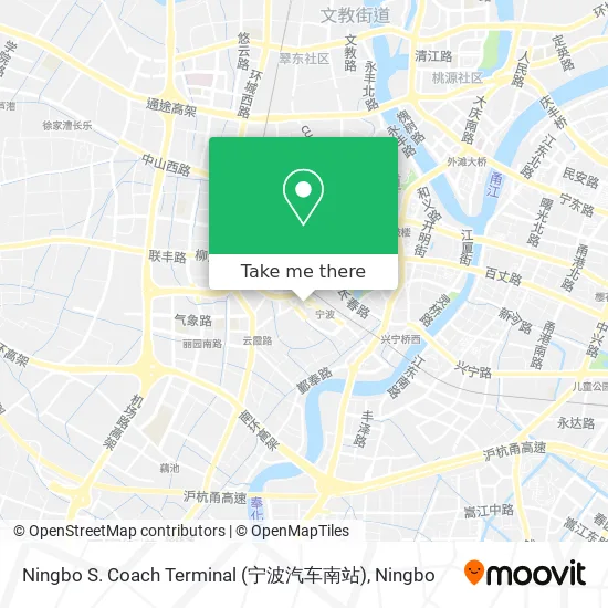 Ningbo S. Coach Terminal (宁波汽车南站) map