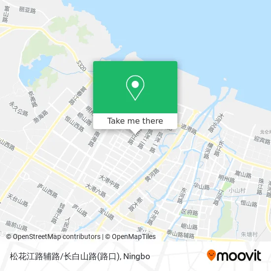 松花江路辅路/长白山路(路口) map