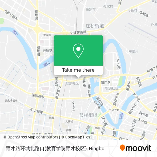 育才路环城北路口(教育学院育才校区) map