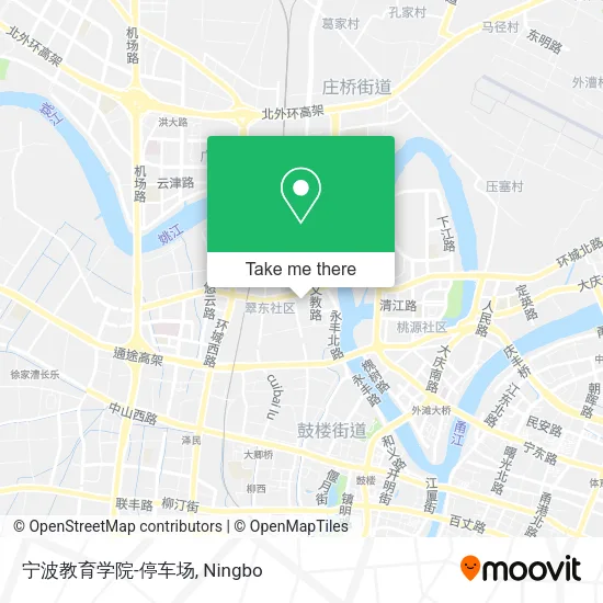 宁波教育学院-停车场 map