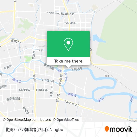 北姚江路/潮晖路(路口) map