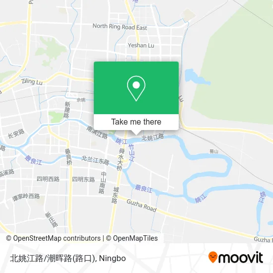 北姚江路/潮晖路(路口) map