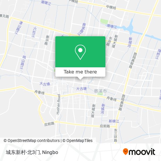 城东新村-北3门 map