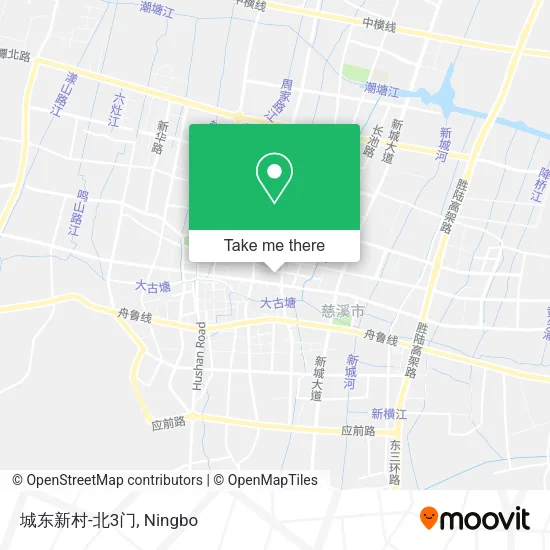 城东新村-北3门 map