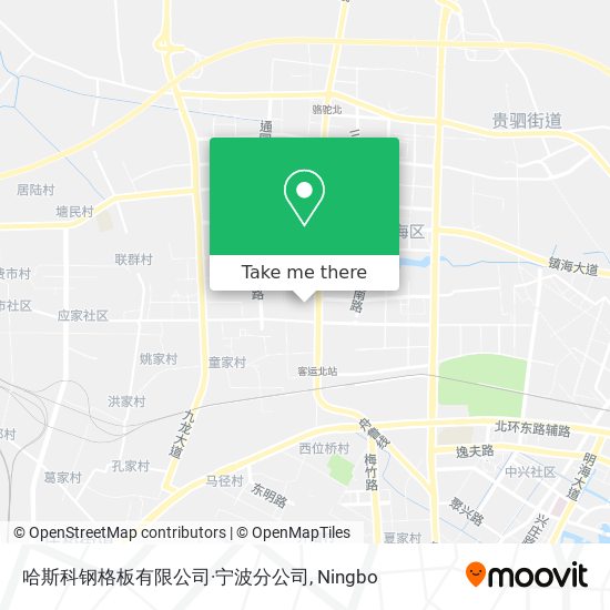哈斯科钢格板有限公司·宁波分公司 map