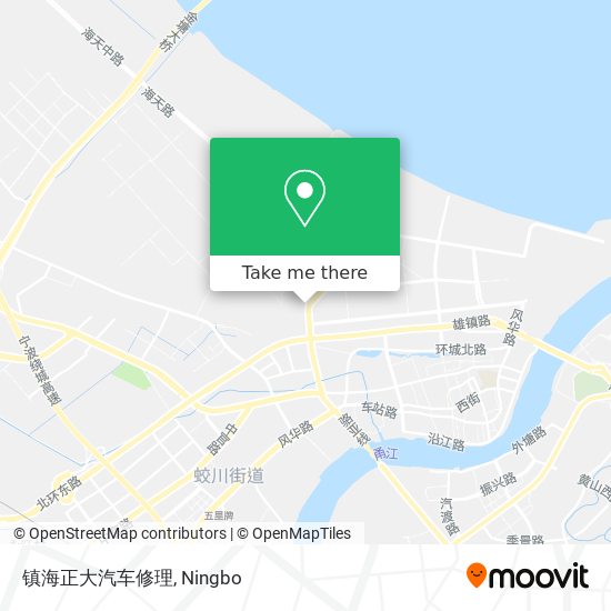 镇海正大汽车修理 map