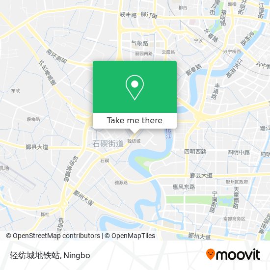 轻纺城地铁站 map