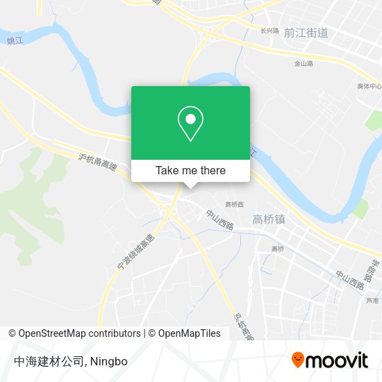 中海建材公司 map