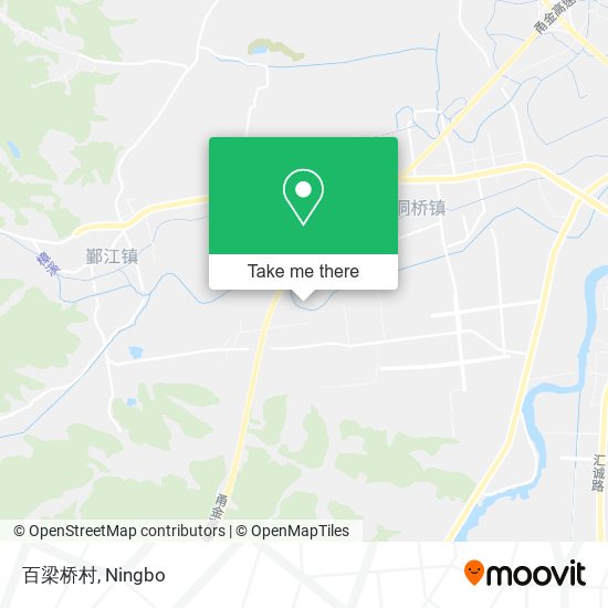 百梁桥村 map