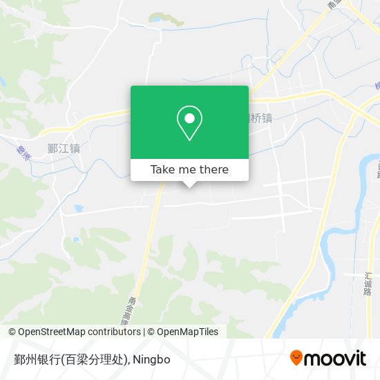 鄞州银行(百梁分理处) map