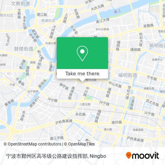 宁波市鄞州区高等级公路建设指挥部 map
