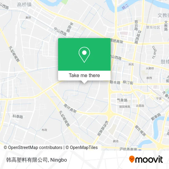 韩高塑料有限公司 map