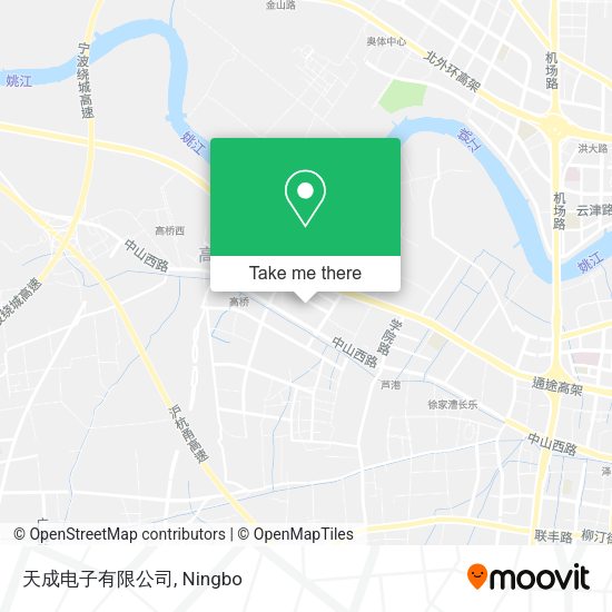 天成电子有限公司 map