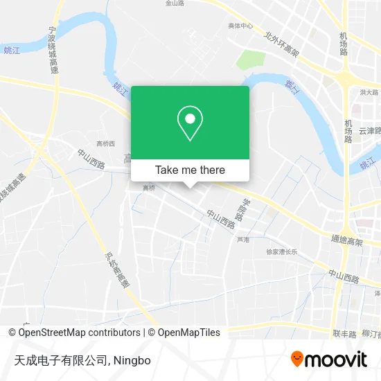 天成电子有限公司 map