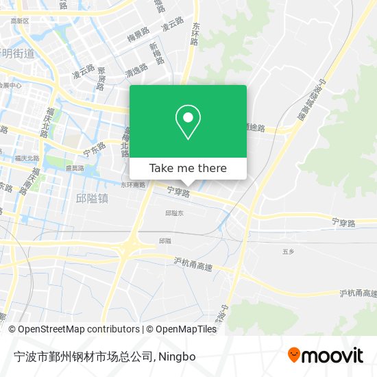 宁波市鄞州钢材市场总公司 map