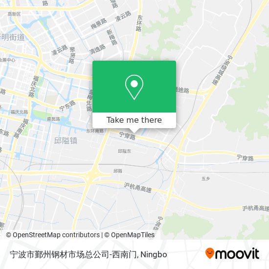 宁波市鄞州钢材市场总公司-西南门 map