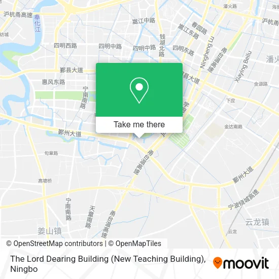 The Lord Dearing Building (New Teaching Building) map