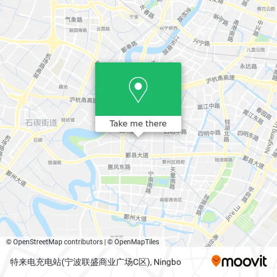 特来电充电站(宁波联盛商业广场C区) map