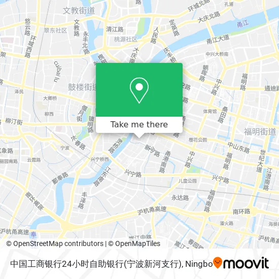 中国工商银行24小时自助银行(宁波新河支行) map