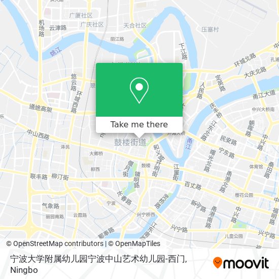 宁波大学附属幼儿园宁波中山艺术幼儿园-西门 map