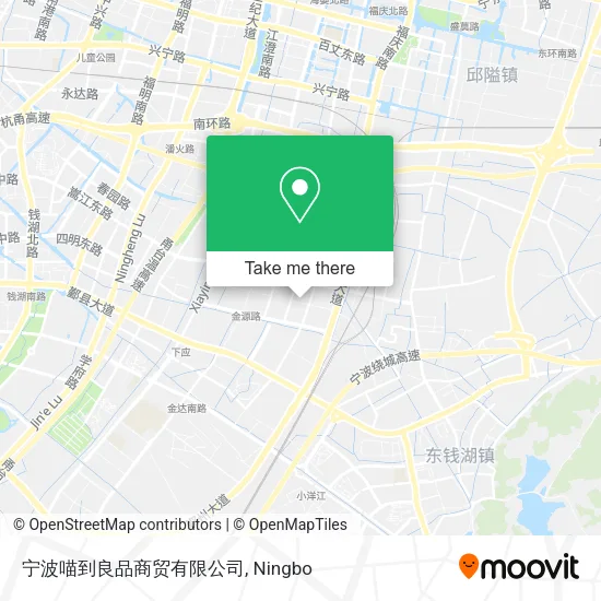 宁波喵到良品商贸有限公司 map