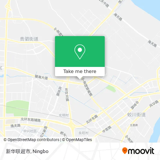 新华联超市 map