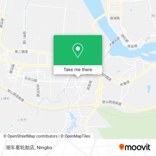 潮车看轮胎店 map