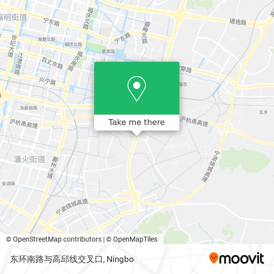 东环南路与高邱线交叉口 map