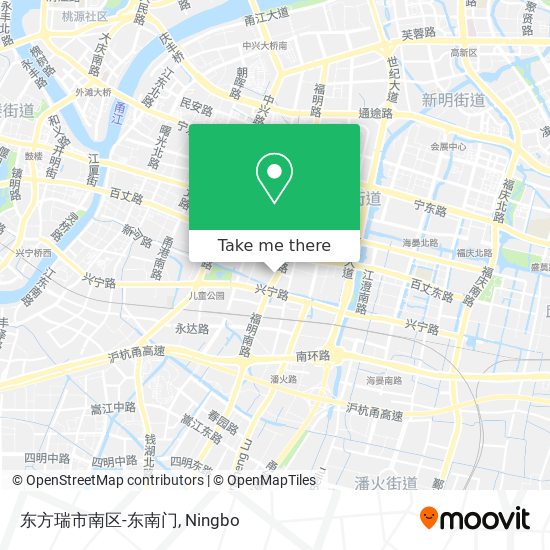 东方瑞市南区-东南门 map