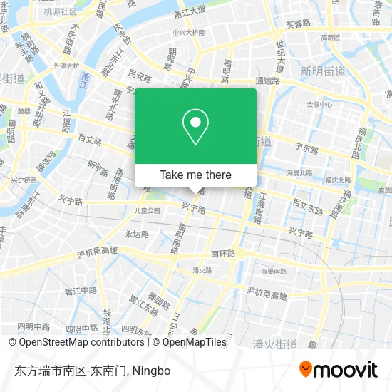 东方瑞市南区-东南门 map