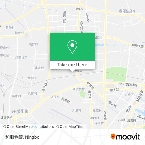 和顺物流 map