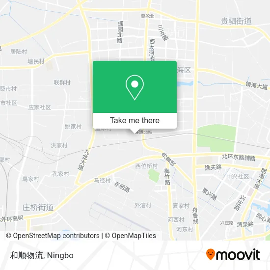 和顺物流 map