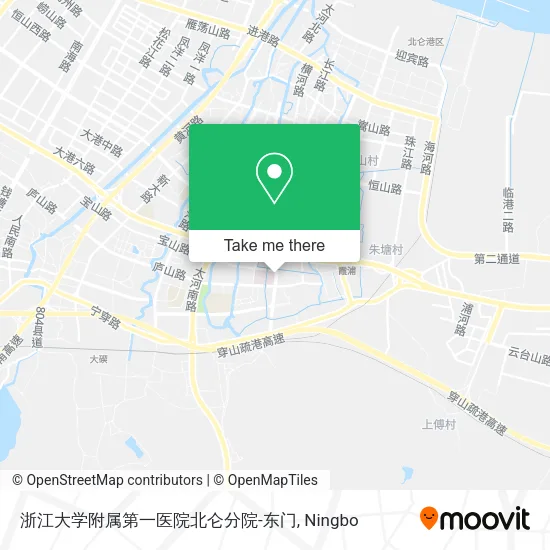 浙江大学附属第一医院北仑分院-东门 map