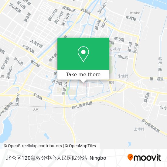 北仑区120急救分中心人民医院分站 map