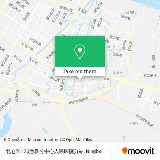 北仑区120急救分中心人民医院分站 map