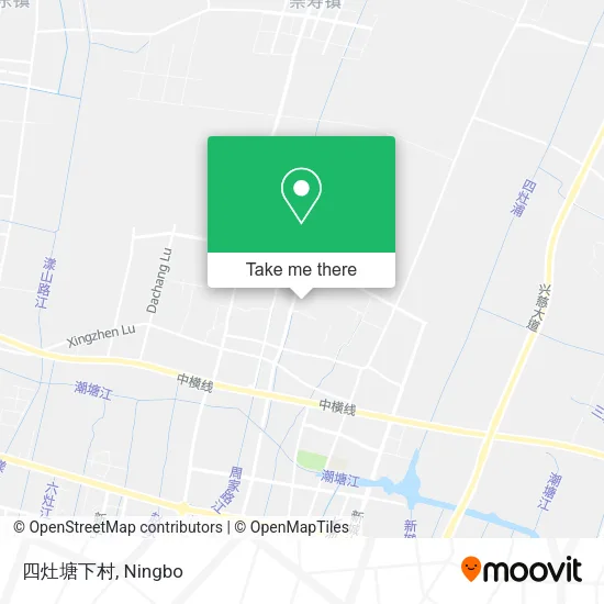 四灶塘下村 map