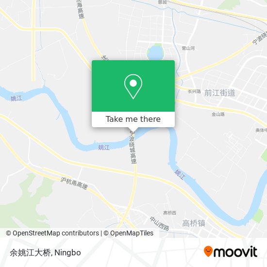 余姚江大桥 map
